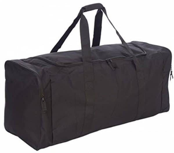Jetstream 36 Inch 3-Pocket Hockey Equipment Duffle Bag (Black)