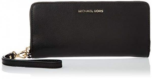 Michael Kors Womens Jet Set Travel Continental Leather Wallet