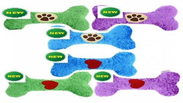 Stuffed Squeaky Plush Dog Toy Squeaky pet Toy (Blue)