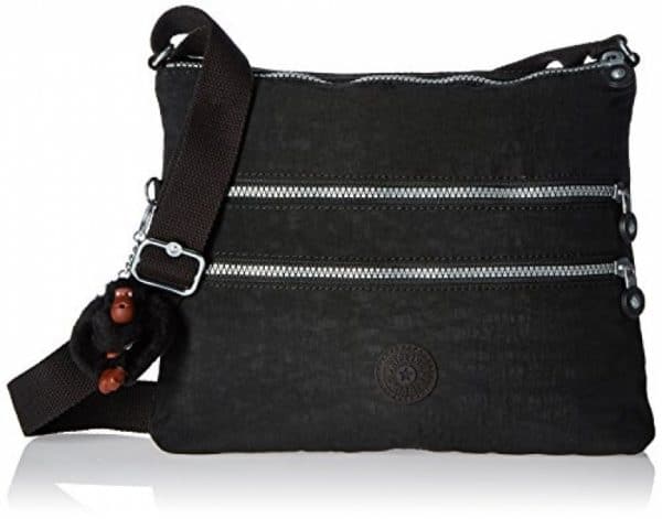 Kipling Women’s Luggage Alvar Crossbody Bag, Black, One Size