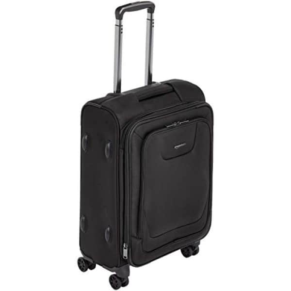 AmazonBasics Expandable Softside Carry-On Spinner Luggage Suitcase With ...